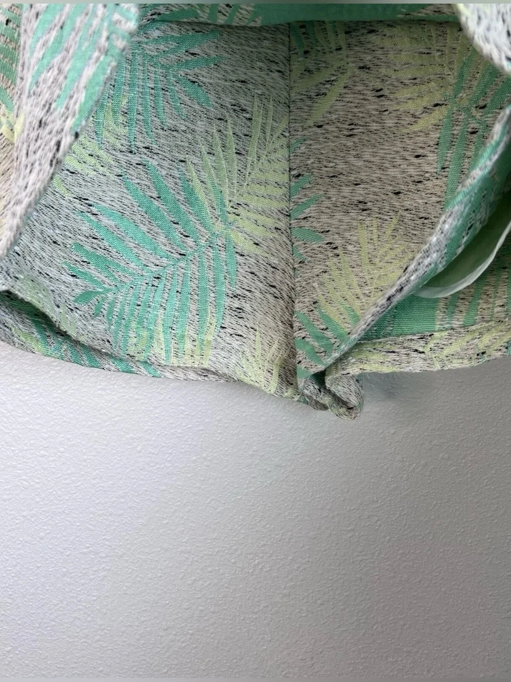 Sorority Size Small Tropical Palm Leaf Skort & Top Matching Set